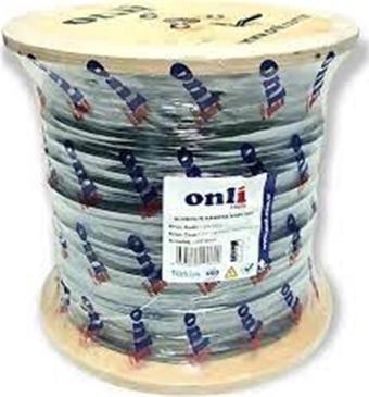 Onli ON-5001 2+1 1x0,50 mini Coax 2x0,50mm 500 metre CCA Kamera Kablosu