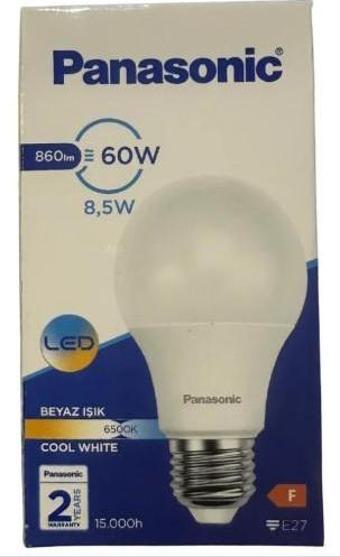 Panasonıc Led Lamba 8.5W 860 Lm E27 Beyaz