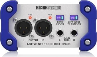 Klark Teknik DN200 2-Kanal Aktif Stereo Dı Box