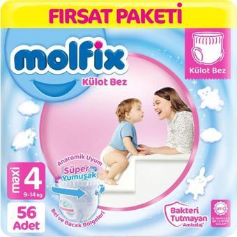 Molfix Külot Bebek Bezi 4 Beden Fırsat Paketi 56 Adet