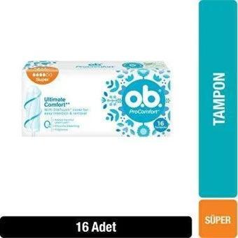 O.B TAMPON ULTİMATE SÜPER 16'LI