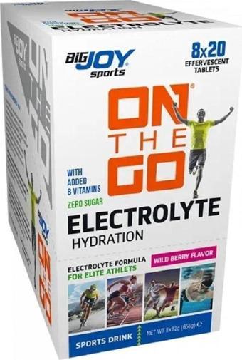 Bigjoy Sports ONTHEGO Electrolyte Sports Drink Orman Meyveli 8 x 20 Efervesan Tablet