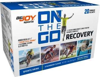 Bigjoy Sports ONTHEGO RECOVERY Sports Drink Çilek 20 x 70g