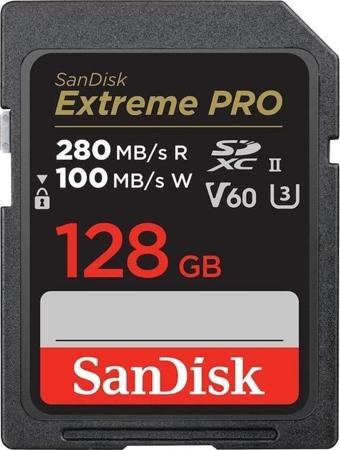 Sandisk Extreme Pro 128GB 280MB/S Uhs-Iı Sdxc 6k-4k UHD Hafıza Kartı SDSDXEP-128G-GN4IN