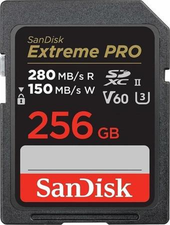 Sandisk Extreme Pro 256GB 280MB/S Uhs-Iı Sdxc 6k-4k UHD Hafıza Kartı SDSDXEP-256G-GN4IN