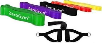 ZeroGym Slb06 Super Loop Band 208cm X 4,5/3,2/2,1/1,3/0,64mm 5'li Set