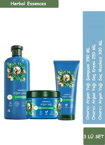 Herbal Essences Onarıcı Argan Yağı Saç Bakım Set