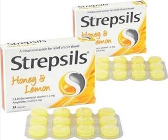 Strepsils Bal & Limon Aromalı 24 Pastil 2 Adet