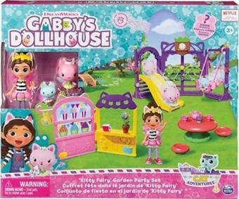 Gabbys Dollhouse Kitty Peri Bahçe Partisi Oyun Seti 6065911