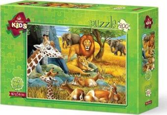 Art Kids Art Çocuk Puzzle Orman Hayvanları 200 Parça 5676