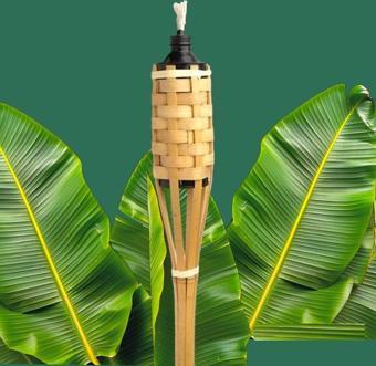 90 CM BAMBU MEŞALE VIP 90 CM BAMBOO TORCH BAHÇE AYDINLATMA IŞIĞI KINA KIR DÜĞÜNÜ KORTEJ IŞIKLARI