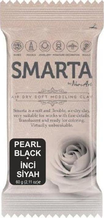 Smarta Model Hamuru Metalik 60Gr Siyah