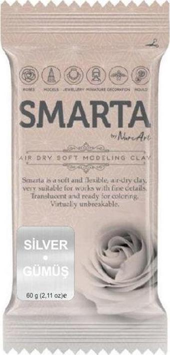 Smarta Model Hamuru Metalik 60Gr Gümüş