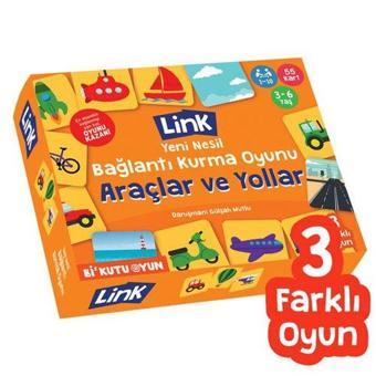 Link - Araçlar ve Yollar - Bağlantı Kurma Oyunu - Kolektif  - Bi Kutu Oyun Yayınevi