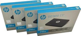 HP S650 SSD 2,5" 240 GB 450/560MB 4'LÜ PAKET