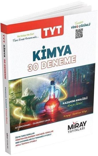 Miray Yayınları TYT Kimya Video Çözümlü 30 Deneme - Miray Yayınları