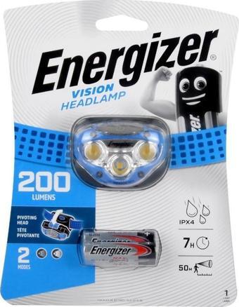 Energizer Vision HL Ledli Kafa Feneri 3xAAA Tray HDA32 200 Lümen