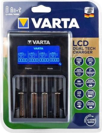 Varta 57676101401 LCD Dual Tech Pil Şarj Cihazı