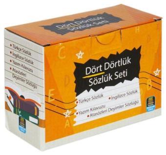 Dört Dörtlük Sözlük Seti - 4 Kitap Takım - Kutulu - Kolektif  - Mercan Okul