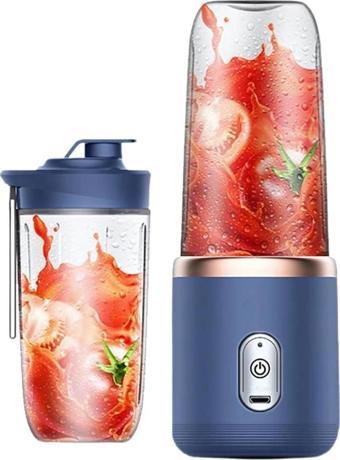 Polham 400ML Smoothie Taşınabilir Şarjlı Çok Fonksiyonlu El Blendere, Kişisel Detoks Hazırlama Mikseri