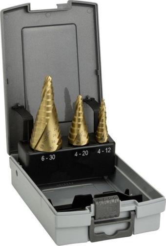 Bosch - HSS-TİN 3'lü Pro-box 4-12,4-20,6-30 mm