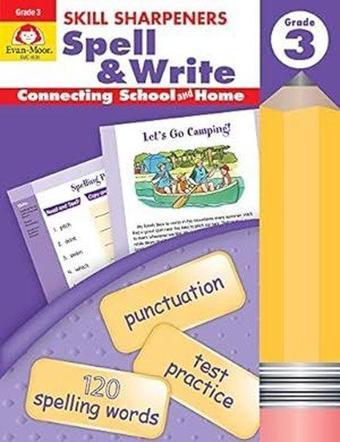 Skill Sharpeners Spell and Write Grade 3 - Evan-Moor Educational Publishers