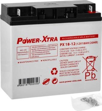 Power-Xtra 12V 18Ah Bakımsız Akü