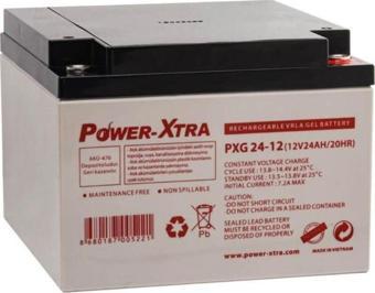 Power-Xtra 12V 24 Ah Bakımsız Jel Akü