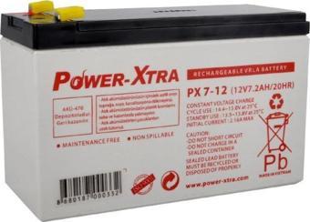 Power-Xtra 12V 7Ah Bakımsız Akü