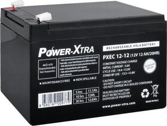 Power-Xtra EcoLead Series - PXEC12-12 - 12V 12 Ah Kuru Akü