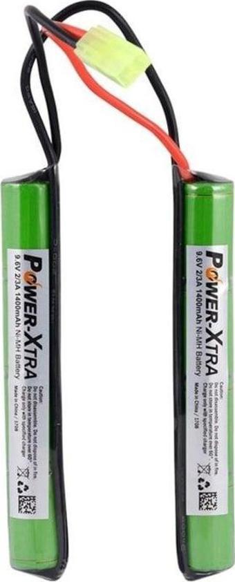 Power-Xtra 9.6V Ni-Mh 2/3A Size 1400 Mah Şarjlı Batarya