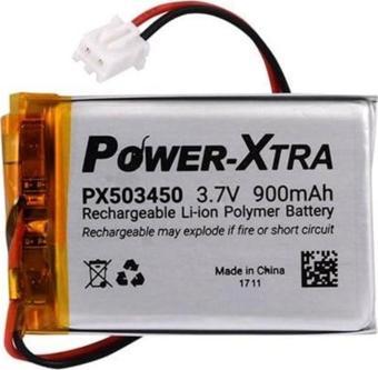 Power-Xtra Li-Polymer 503450 3.7V 900 mAh Şarj Edilebilir Li-Po Pil