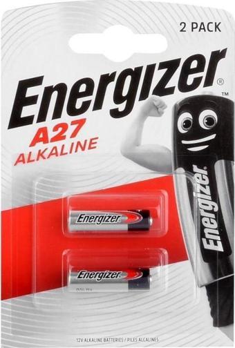 Energizer 12 V Alkalin A27 Kumanda Pili 2'li