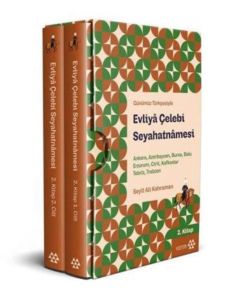 Evliya Çelebi Seyahatnamesi Seti - 2 Kitap Takım Kutulu - Evliya Çelebi - Yeditepe Yayınevi