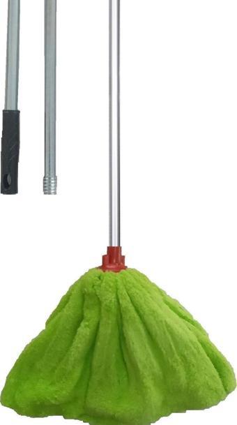 Color Paspas Yeşil Mop Metal Saplı Takım
