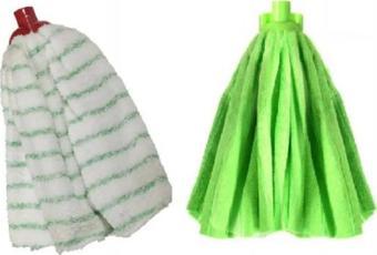 Lider 2 Adet Mikrofiber Ve Havlu Mop Vileda Tipi Paspas Ucu