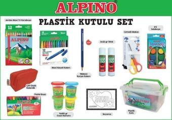 Alpino Maxi Plastik Kutulu Okul Kırtasiye Seti 2024-2025 Sezonu