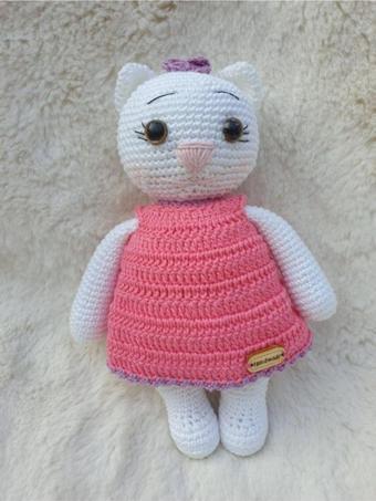 Butiksosyetik Amigurumi Kedi Peluş Oyuncak