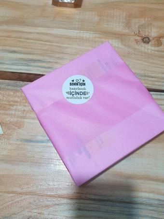 Butiksosyetik Senin Için Hazırlandı Içinde Mutluluk Var 5 cm Yapışkanlı Sticker 100 Adet