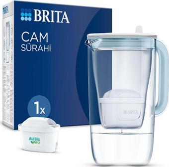 Brita Maxtra Pro All-ın-1 Filtreli Cam Su Arıtma Sürahisi – Açık Mavi (2,5 L)