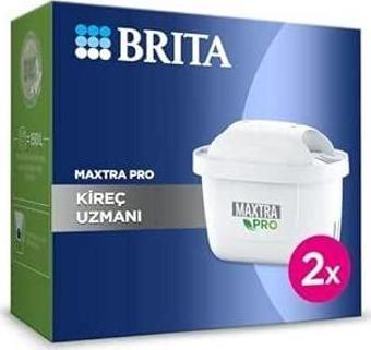 Brita Maxtra Pro Kireç Uzmanı Yedek Su Arıtma Filtresi, 2 Li