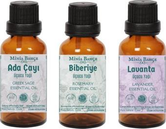 Ada Çayı Yağı 10 Ml - Biberiye Yağı 10 Ml - Lavanta Yağı 10 Ml
