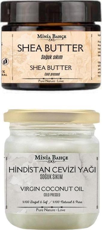 Soğuk Sıkım Shea Butter Ve Hindistan Cevizi Yağı %100 Doğal & Saf