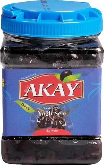 Akay Zeytin Jumbo Yağlı Sele 1 Kg (cal :230-260)