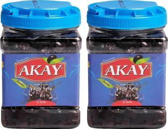 Akay Zeytin Jumbo Yağlı Sele 1 Kg (cal :230-260) x 2 Adet