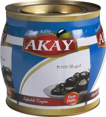 Akay Zeytin Jumbo Yağlı Sele 2 kg (cal: 231-260) Teneke