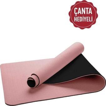 Gymo Ekolojik 6mm TPE Yoga Matı Pilates Minderi Scarlet