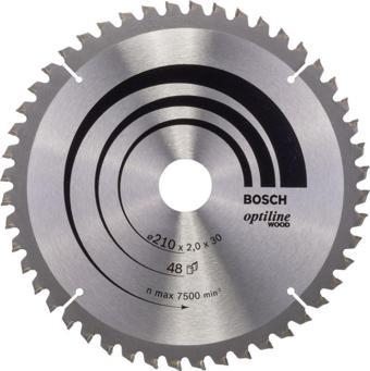 Bosch - Optiline Serisi Ahşap için Daire Testere Bıçağı 210*30 mm 48 Diş