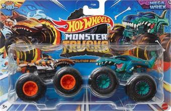 Hot Wheels Monster Trucks 1:64 Güçlü İkili Arabalar TIGER SHARK - MEGA WREX FYJ64-HWN63