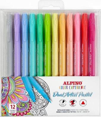 Alpino Keçeli Kalem Dual Art 12 Li Pastel Renk Çift Uçlu Ar-000188